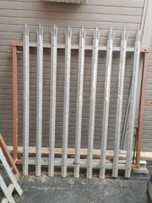 Galvanised Steel Yard Gates  1.75 Metres High 3.20metres Combined Width.