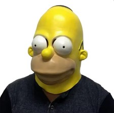 Cosplay The Simpsons Homer Masks Full Head Halloween Fancy Dress Masks Props
