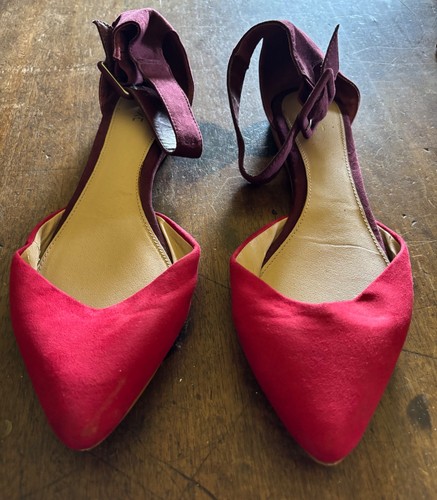 Red burgundy summer - red/burgundy, shoes