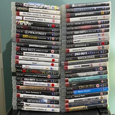 50 PS3 Game Joblot Bundle No Duplicates