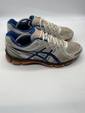 ASICS Gel Kayano 19 White/Blue/Orange Men's Trainers US 11.5 / UK 10.5