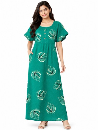 Indian night dress cotton - night,