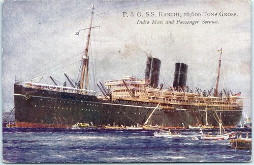 Vtg postcard ranchi wwii - postcard,
