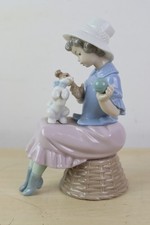 Nao by Lladro Girl with Puppy
