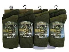 6 & 12 Pairs Mens Army