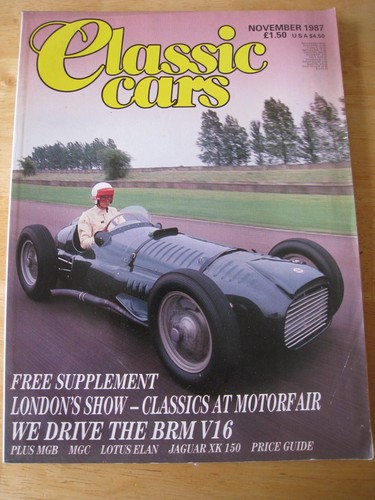 Classic cars magazine nov - nov, 1987