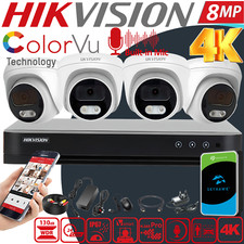 Hikvision 8MP 4K ColorVu CCTV