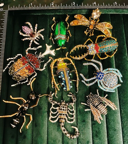Lot vintage insect brooch - lot,