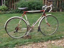 RARE VINTAGE BATES RACING BIKE 23" REYNOLDS531 DIADRANT, CANTIFLEX, BROOKS