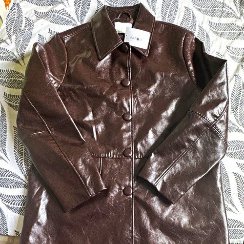 Women brown faux - brown, leather