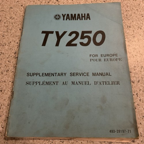 Yamaha ty250 europe - ,