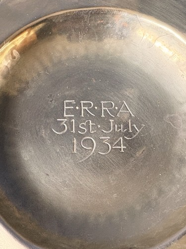 Arts crafts copper dish - copper,