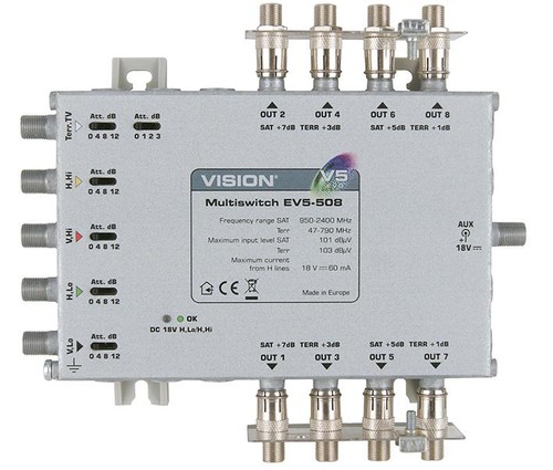 Multiswitch 5x8 evo plug - multiswitch,