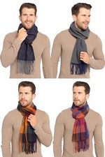 Mens Soft Brushed Scarf Warm