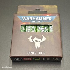 Orks Dice Set Sealed Warhammer