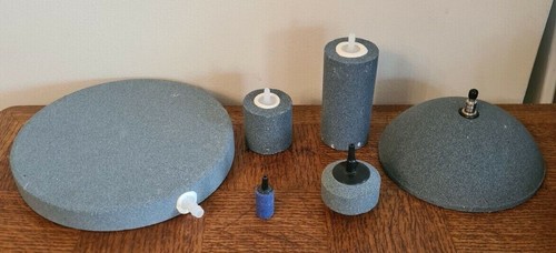 Air stones and domes - and, koi