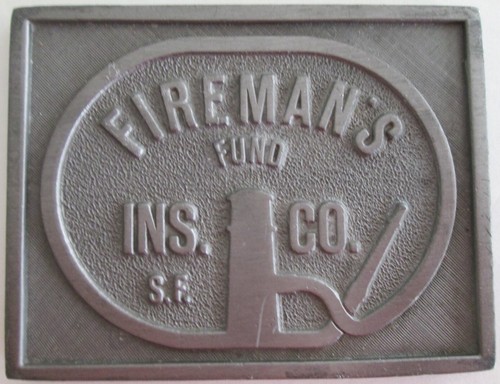 Fireman fund fire - fireman's, insurance