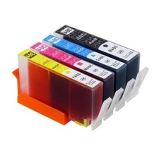 Set of 4 Ink Cartridges For HP Photosmart 5520 Printer