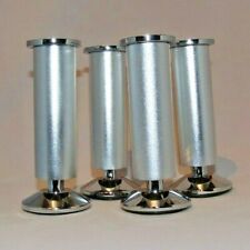 20x Chrome Steel+Aluminium Adj. Feet Bathroom- Kitchen Furniture Legs No slipp.