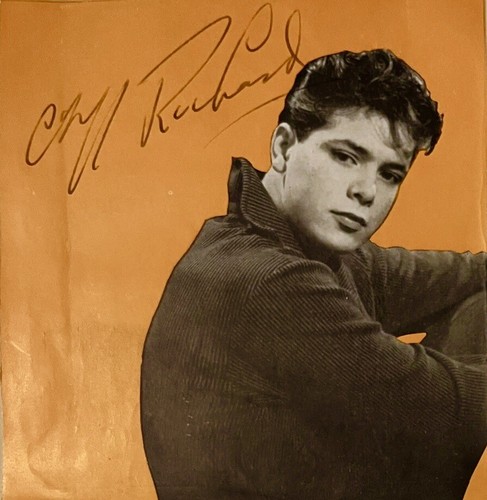 Cliff richard signed autograph - cliff,