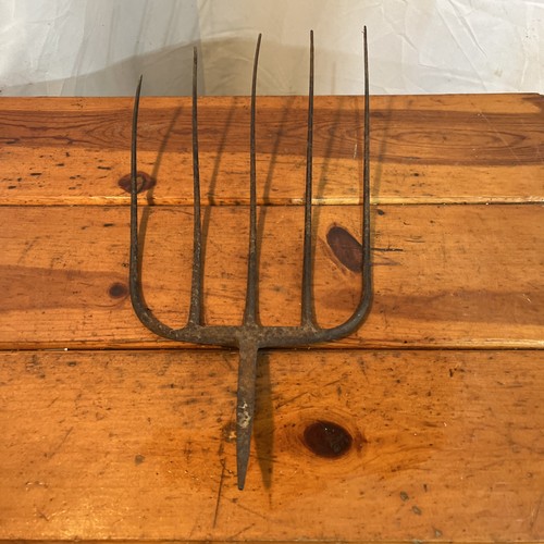 Primitive antique tine hay - 5,
