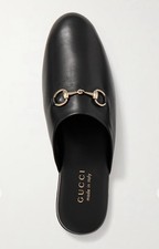 Gucci horsebit mules black