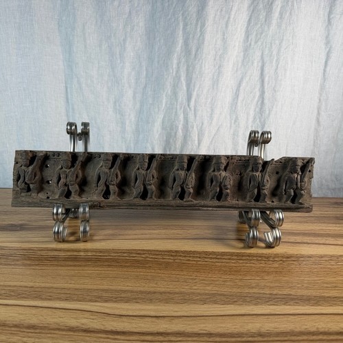 Antique hand carved oak - carved,