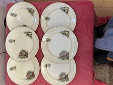 Swinnertons Staffordshire Vintage 6 Harvest Side Plates Made In England