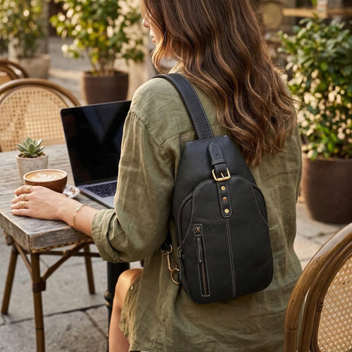 Full grain leather - full, bag