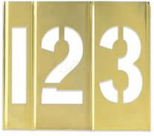 Interlocking Brass Stencil