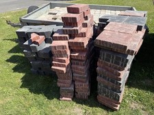  Used Block Pavers  / Paving  - Mostly Red, some Grey
