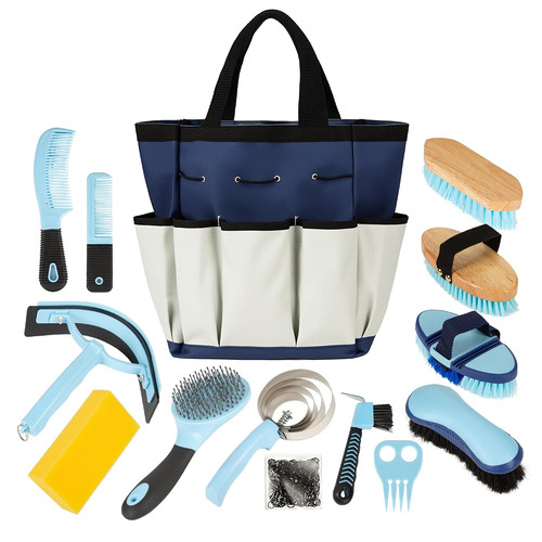 Horse grooming kit in 1 - grooming, 14-in-1