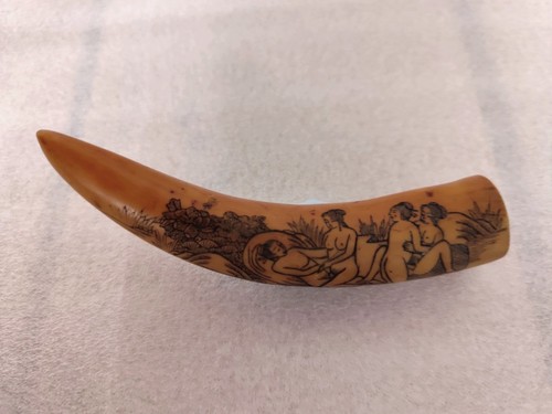 Rare chinese erotic scrimshaw - chinese,