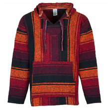 🔥 Authentic Mexican Baja Hoodie  –Sunset orange-Chill & Adventure Wear! 🔥