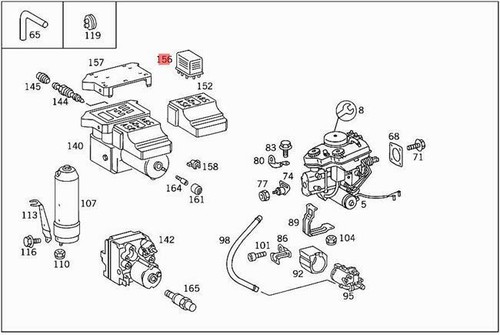 Genuine relay mercedes 190 - genuine,