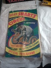 70 Year Old Billy Smarts New World Circus Official programme 1954, Gresham Flyer