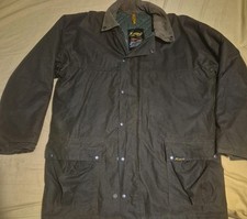 Vintage Mascot Marksman Waxed Cotton Jacket Medium Green Made In England