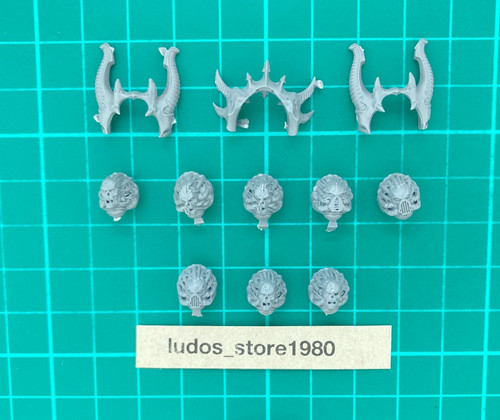 Hellbrute heads spikes - job, lot