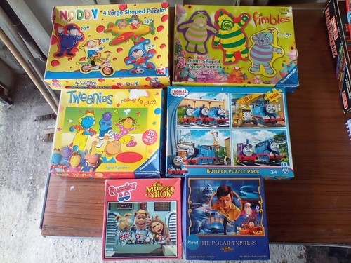 Bundle vintage tv jigsaw - bundle, of