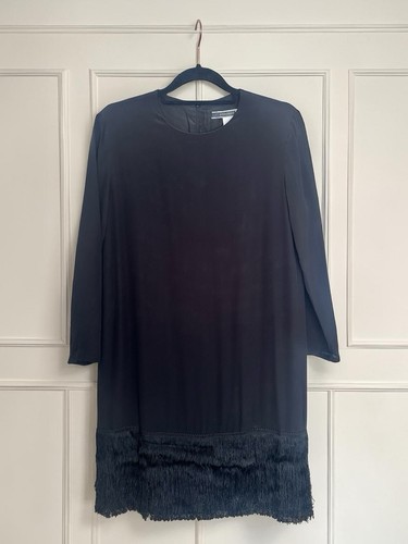 Sportmax code black silk shift - code,