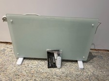 Devola Designer 2kW Smart Glass Panel Heater with Timer White - DVPW2000WH