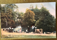 Antique postcard Hull people