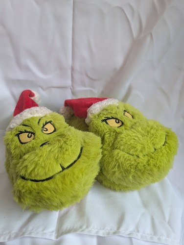 Bright green grinch - green, fuzzy