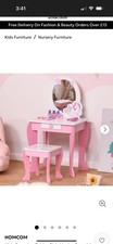 Girls Vanity Unicorn Desk