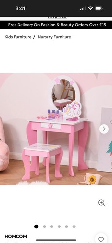 Girls vanity unicorn desk - vanity,