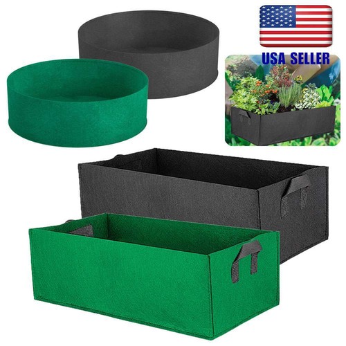 Thickened fabric grow pots - fabric,