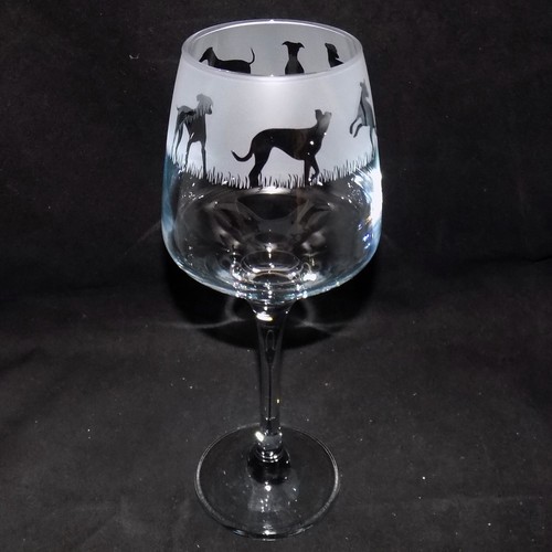 New whippet hand - 'whippet', etched