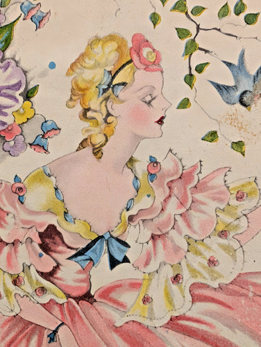 Vtg 1940 birthday - vtg, wife