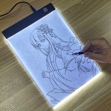A5 LED Drawing Copy Board Tracing Light Box Ultra-thin Pad Painting Tracing UK