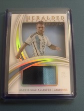 Alexis Mac Allister 1/5 Player Worn Patch Immaculate 2022/23 Word Cup Argentina